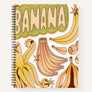 Carnet Une banane / Illustration de banane