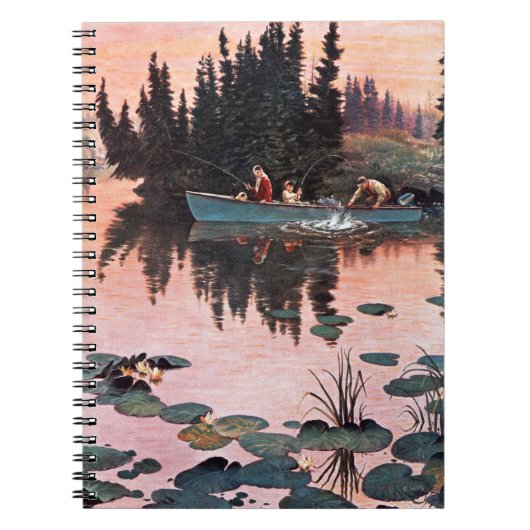 Carnet Une belle capture par John Clymer (Devant)