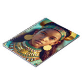 Carnet Une belle fille des tribus d'Afrique de l'Est (Côté gauche)