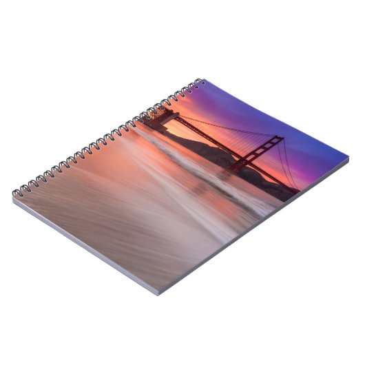 Carnet Une capture de golden gate bridge de San Francisco (Côté gauche)