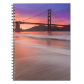 Carnet Une capture de golden gate bridge de San Francisco (Devant)