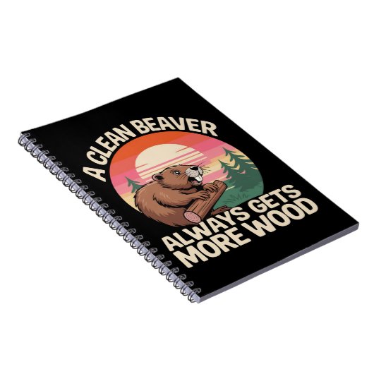 Carnet Une castor propre obtient toujours plus de bois Bl (Côté Droit)