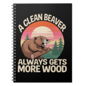 Carnet Une castor propre obtient toujours plus de bois Bl (Devant)