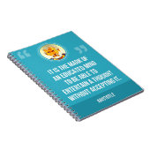 Carnet Une citation instruite d'esprit (Côté Droit)