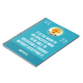 Carnet Une citation instruite d'esprit (Côté gauche)