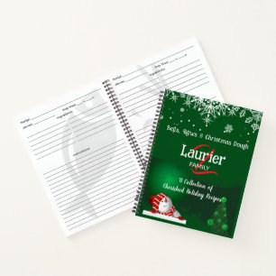 CARNET UNE COLLECTION DE RECETTES DE NOËL POUR FAMILLE
