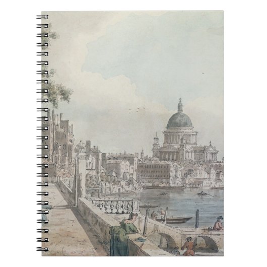 Carnet Une copie d'une partie d'un dessin par Canaletto, (Devant)