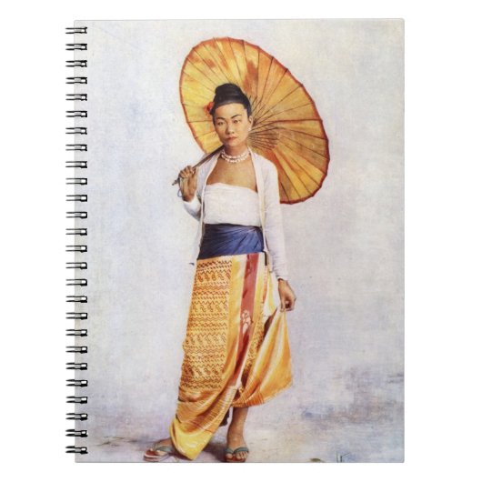 Carnet Une dame birmane (Devant)