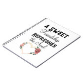 Carnet Une douce amitié rafraîchit l'âme (Côté gauche)