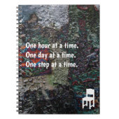 Carnet Une étape inscrivent à la fois (Devant)