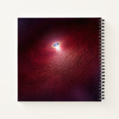 Carnet Une Étoile De Neutron Avec Un Disque De Poussière  (Dos)
