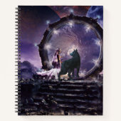 Carnet Une fée et un loup sombre (Devant)