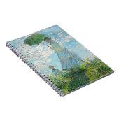 Carnet Une femme avec un parasol Claude Monet (Côté Droit)