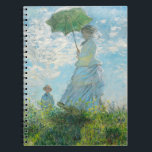 Carnet Une femme avec un parasol Claude Monet<br><div class="desc">Femme avec un parasol - Madame Monet et Son Fils. Claude Monet. 1875. Reproduction d'oeuvres d'art célèbres dans le domaine public.</div>