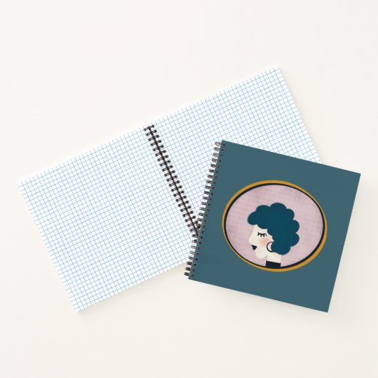 Carnet Une femme dans le miroir (Intérieur)