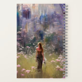 Carnet Une femme en campagne dans un monde post-apocalypt (Verso)