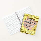 Carnet Une femme en mission, motivation (Intérieur)