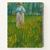 Carnet Une femme marchant dans un jardin - Vincent van Go (Dos)