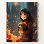 Carnet Une fille et son chien à Noël (Dos)