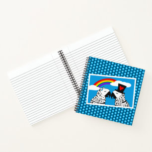 Carnet Une fille transgenre perroquet avec un petit ami