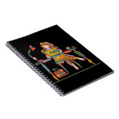 CARNET UNE FILLE TRAVAILLANT SINCÈREMENT DANS UN ORDINATE (Côté Droit)