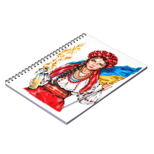 Carnet Une fille ukrainienne lutte pour la liberté (Côté gauche)