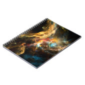 Carnet Une fois sur une série Space. Conception abstraite (Côté gauche)