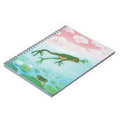 Carnet Une Grenouille S'Enfonce Dans L'Étang Illustration (Côté gauche)