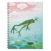 Carnet Une Grenouille S'Enfonce Dans L'Étang Illustration (Devant)