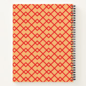 Carnet Une grille rouge (Dos)