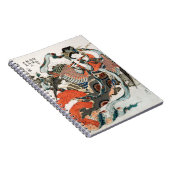 Carnet Une Japonaise Jouant De La Flûte (Côté Droit)