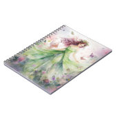 Carnet Une jolie fée printanière (Côté gauche)