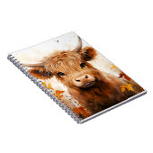 Carnet Une jolie gamme de vaches Highland Design 1 (Côté Droit)