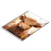 Carnet Une jolie gamme de vaches Highland Design 1 (Côté gauche)