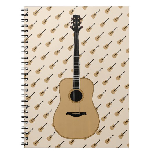 Carnet Une jolie guitare (Devant)