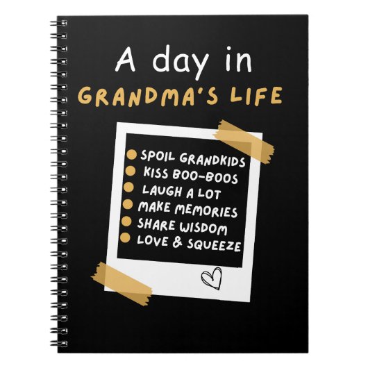 Carnet - Une journée dans la vie de grand-mère (Devant)