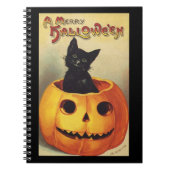 Carnet Une joyeuse Halloween par Ellen Clapsaddle, Chat V (Devant)