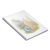 Carnet Une lapine avec un lapereau dans une clairière w (Côté Droit)