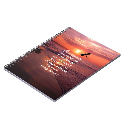 Carnet Une libellule pour me rappeler (Côté gauche)