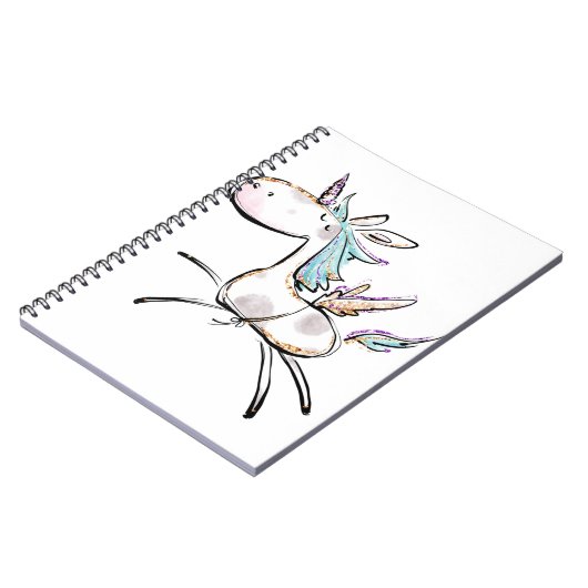 Carnet Une licorne magique (Côté gauche)