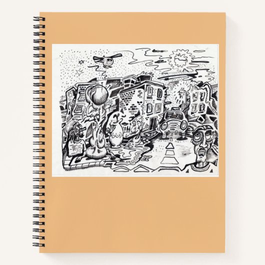 Carnet Une marche de nuit à la maison (Devant)