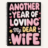 Carnet Une nouvelle année de l'amour - Romantique (Devant)