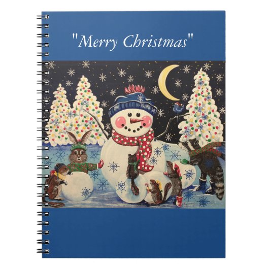 Carnet "Une Nuit Magique dans la Neige" (Devant)