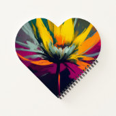 Carnet Une odyssée florale – Fleur expressive en mouvemen (Dos)
