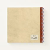 Carnet Une Pêche Jaune et une composition à moitié person (Dos)