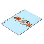 Carnet Une perche d'oiseaux, par Hector Giacomelli (Côté gauche)