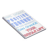 CARNET UNE PETITE PENSÉE POSITIVE LE MATIN (Côté Droit)