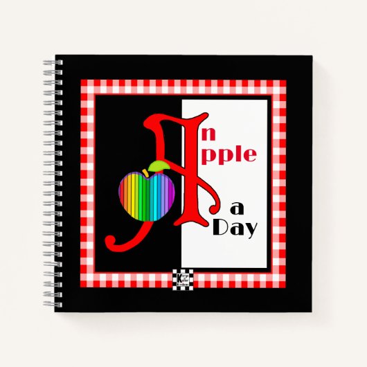 Carnet Une pomme par jour (Devant)