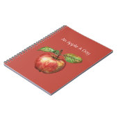 Carnet Une pomme par jour Fruit (Côté gauche)