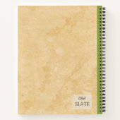 Carnet Une pomme verte et une composition demi-personnali (Dos)